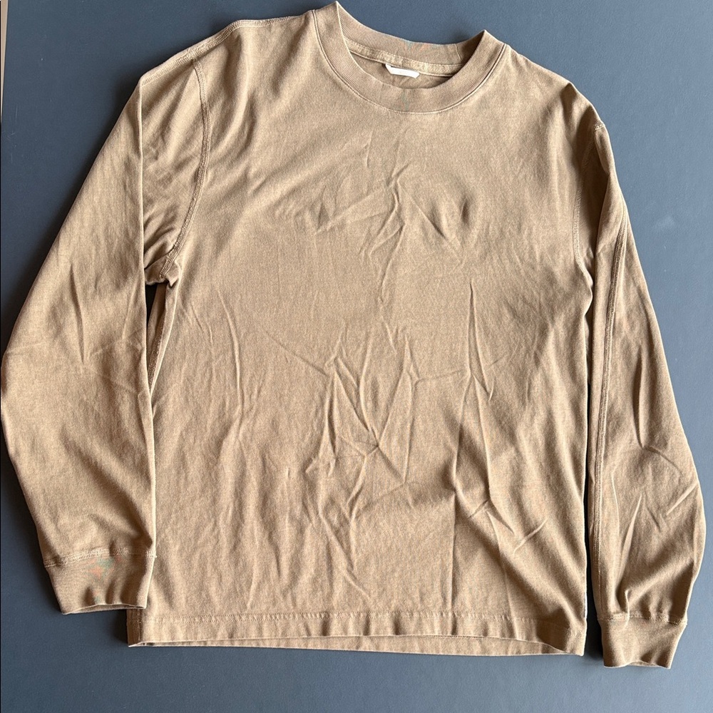 Reigning Champ Tan Long Sleeve Shirt